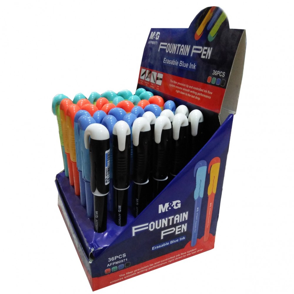 M & G Fountain Pen Box For Kids - 36 Pieces