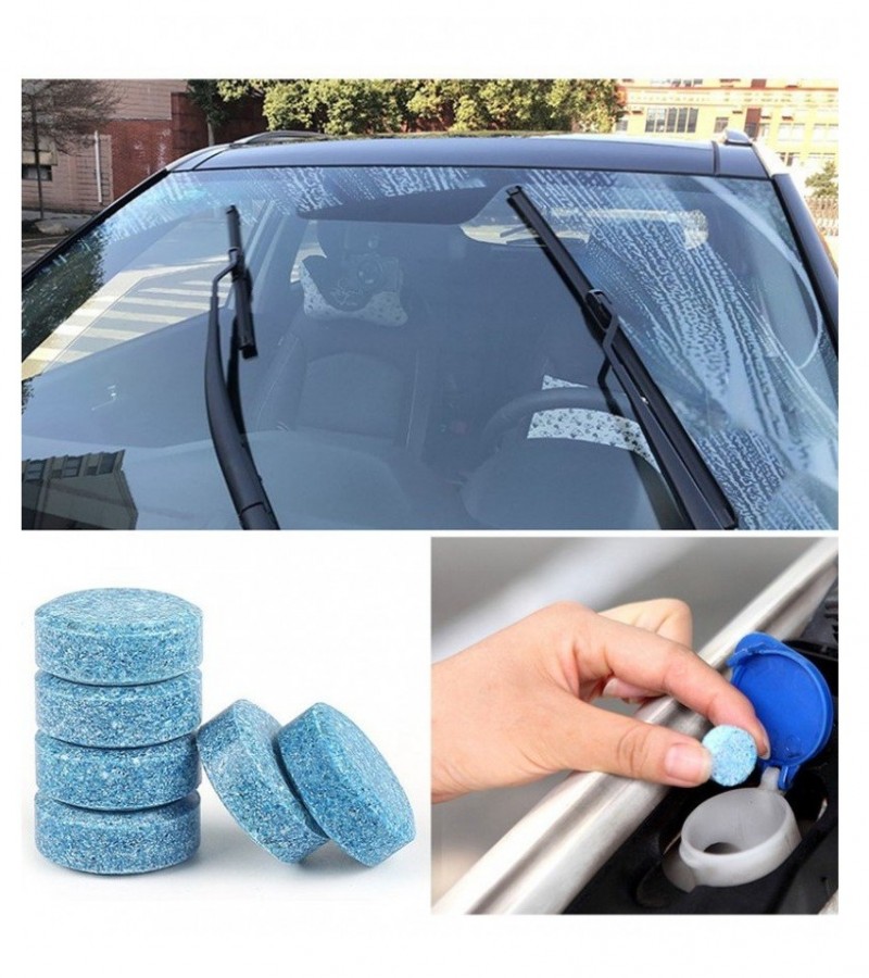 5Pcs Car Windshield Glass Washer Cleaner Compact Effervescent Tablets