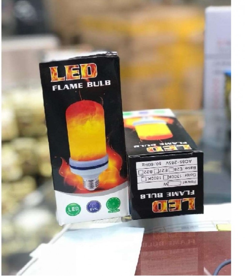 Flame Effect Fire Led Bulb - Yellow