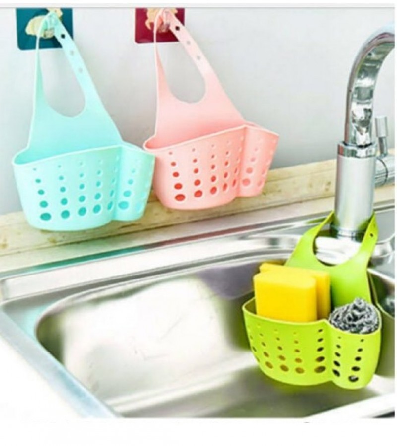 Plastic Kitchen Sink Organizer -Sponge and Brush Holder and Organizer
