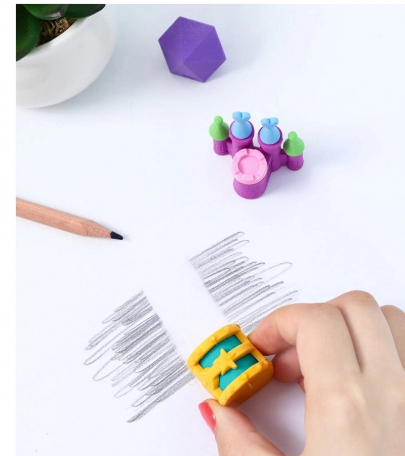 Princes Eraser Set for Kids School Student Gift Item Non PVC QH-8354