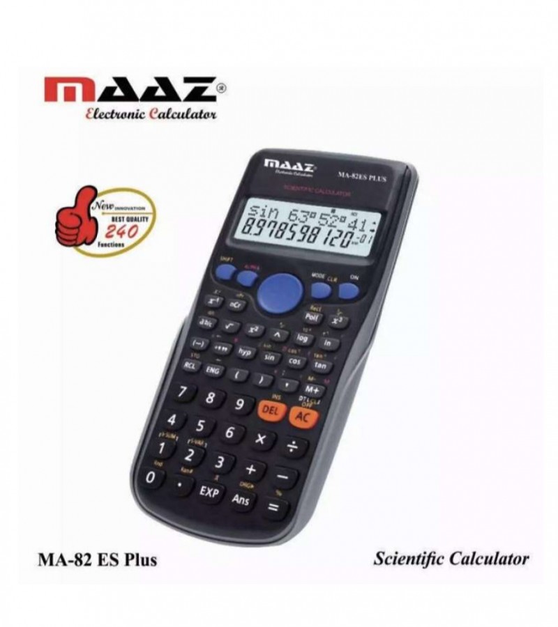 MAAZ Scientific Calculator MA 82 ES Plus