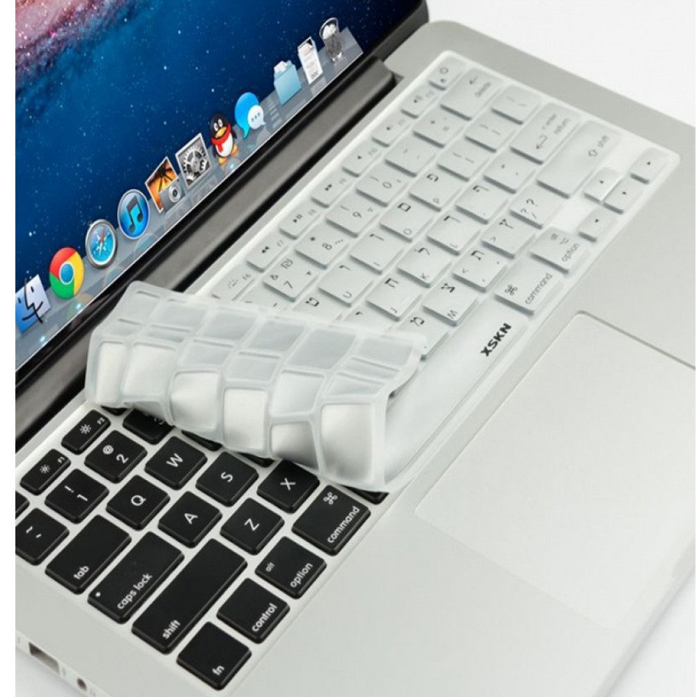 Macbook Air 13 Inch Color Key Skin - Silver