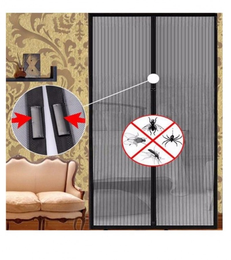 Mesh Hands-free Screen Door - Brown - Sale Price - Buy Online In 