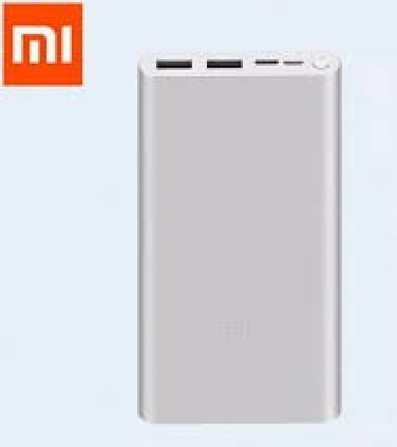 Mi POWER BANK 3 10000mah WITH 2INPUT AND 2OUTPUT QC3.0 FAST CHARGE (Black)