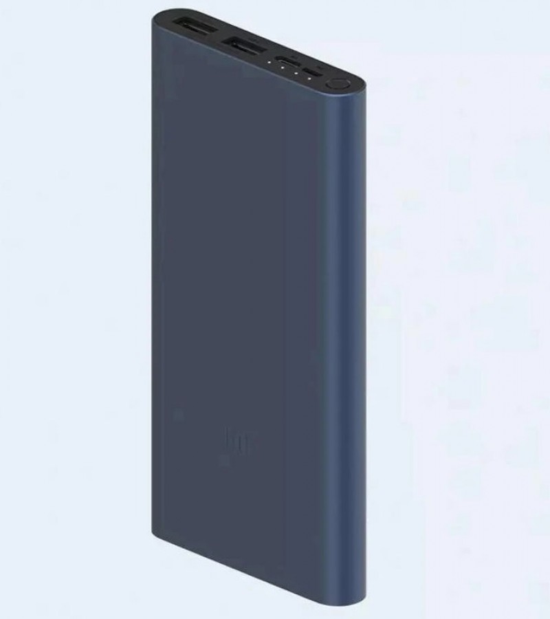Mi POWER BANK 3 10000mah WITH 2INPUT AND 2OUTPUT QC3.0 FAST CHARGE (Black)