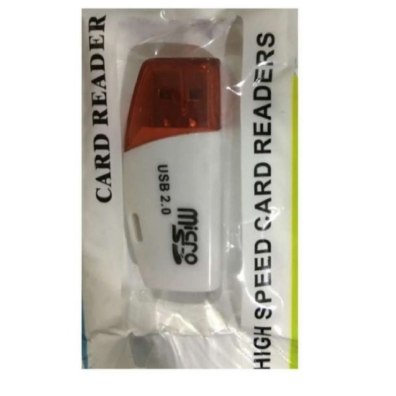 Micro SD USB Mobile Card Reader - White