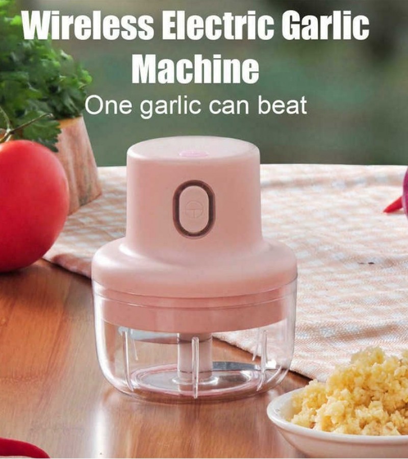 Mini Electric Garlic Food Chopper Ginger Vegetable Crusher Cutter Food