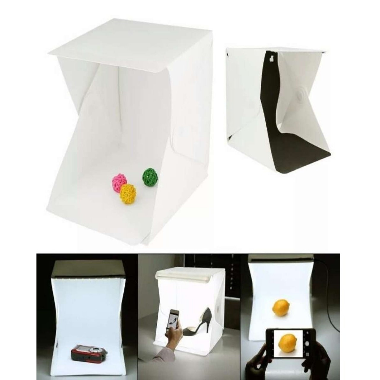 Mini Photo Studio Led Light Box White Sale price Buy online in