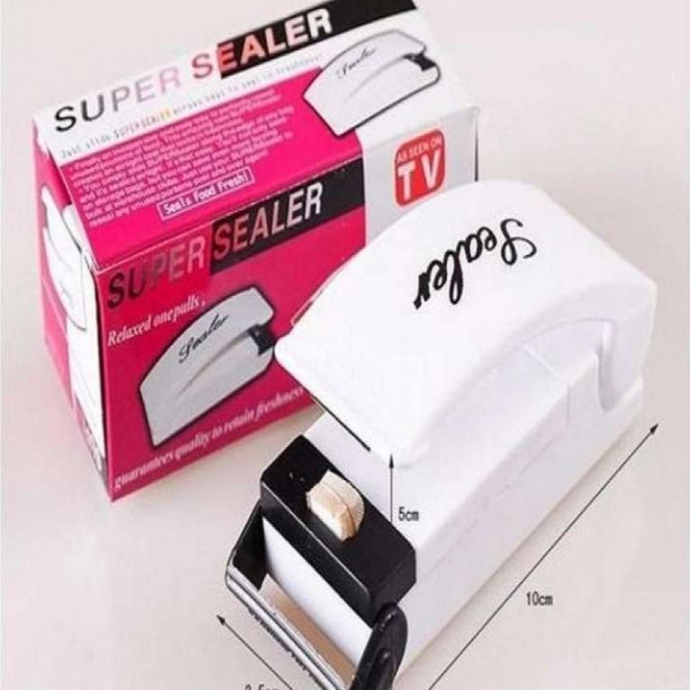 Mini Super Sealer with Battery - White
