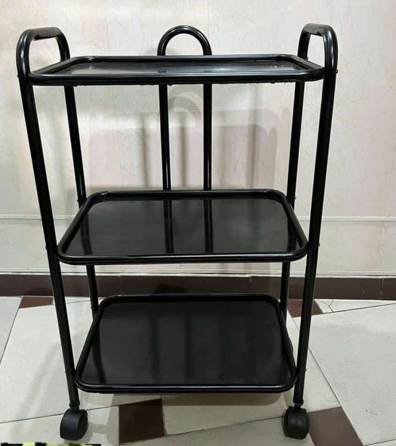 3-Tier Trolley With Wheels For Easy Movement