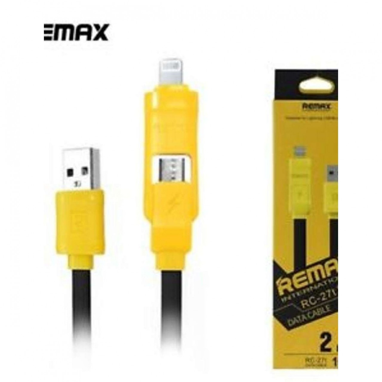 REMAX-Rc27T Mobile Data Cable - 2 In 1