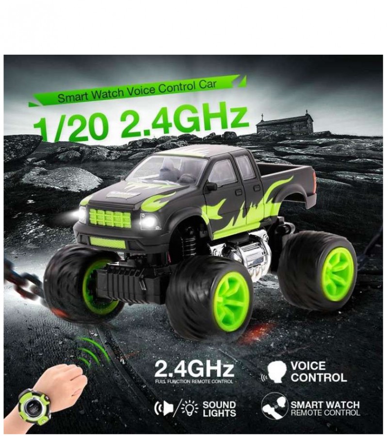 Monster Car Smart Watch Voice Control Rc Car Toy Sale Price Buy Online In Pakistan Farosh Pk