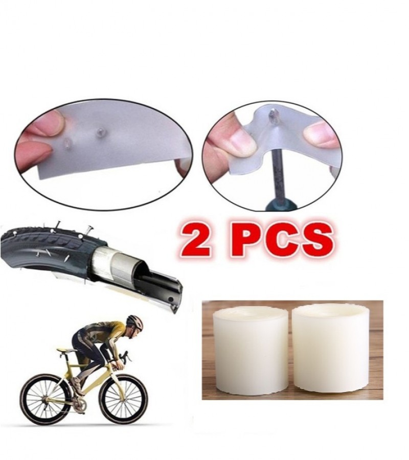 Mountain 2Pcs Protect Bike and Bicycle Stab-resistant Tire Pad Inner Explosion-proof Tube Belt