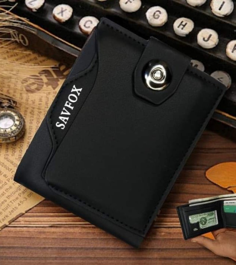Savfox Pu Leather Outlet Pocket Card Holder Wallet For Men's