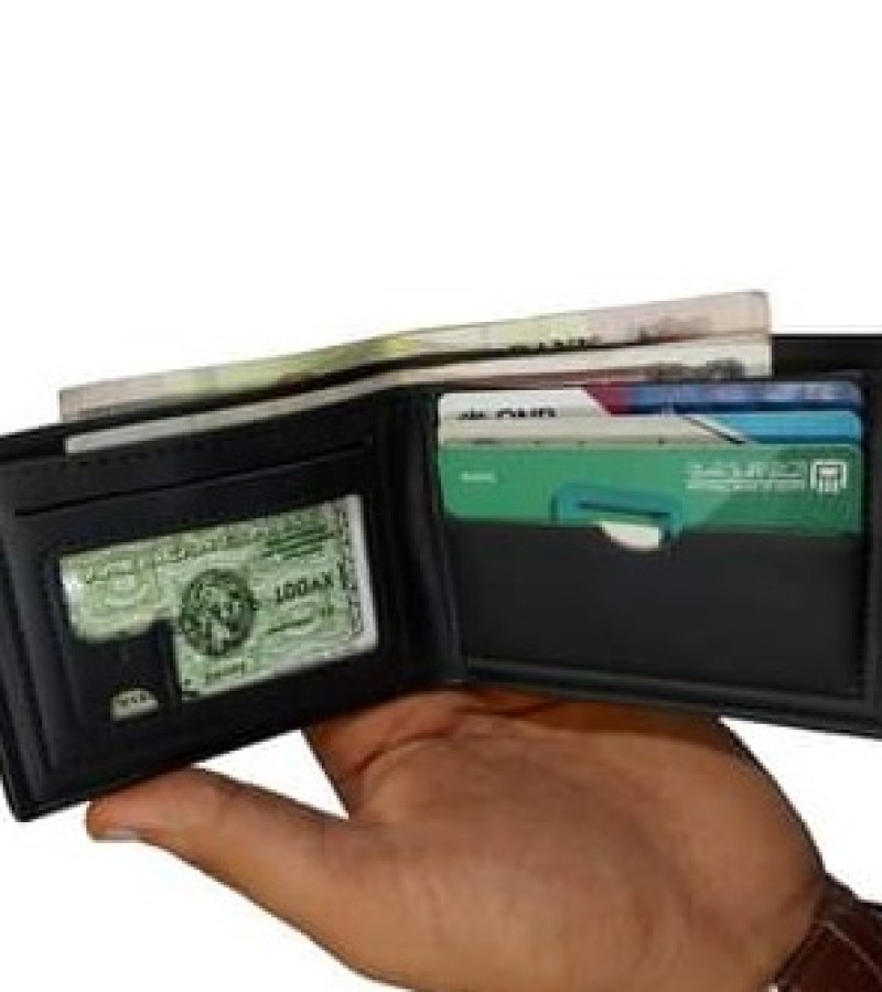 Savfox Pu Leather Outlet Pocket Card Holder Wallet For Men's