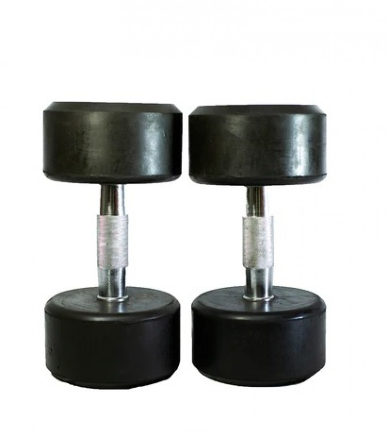 5KG Rubber Dumbbells Pair