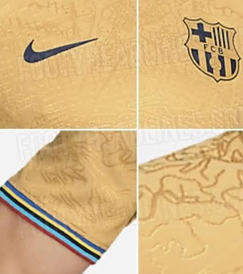 Barcelona new Olympic gold away Jersey for 2022-23
