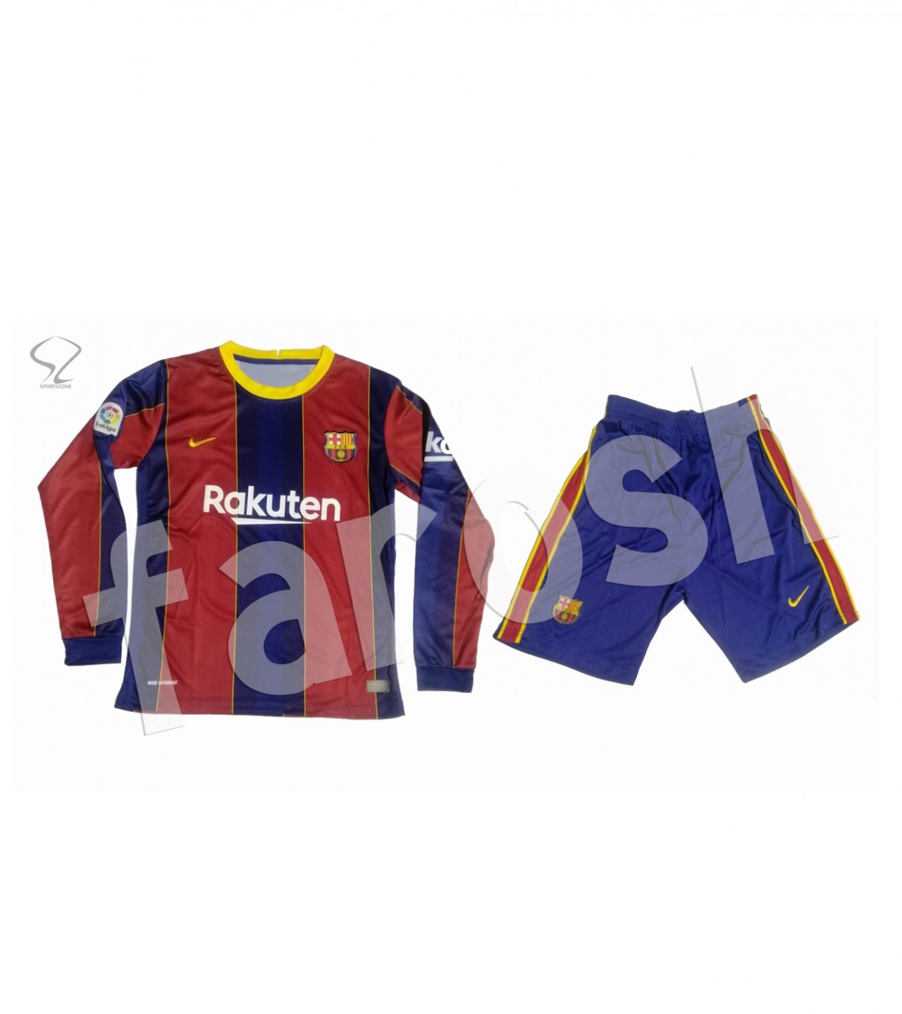 Football Kit Barcelona Home Full Sleeves