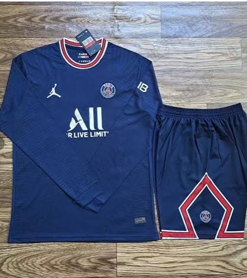 Football Kit PSG Home Full Sleeves 21/22