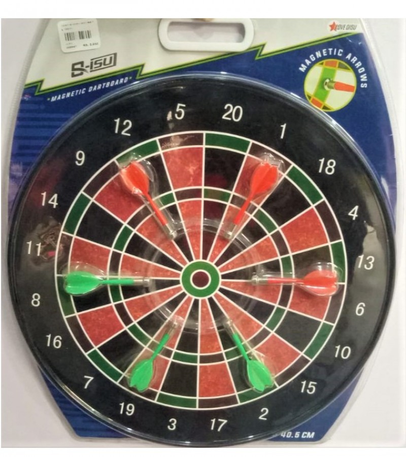 Magnetic Dartboard Game Set with 6 pcs Safe Darts Game 40 CM Dart Board