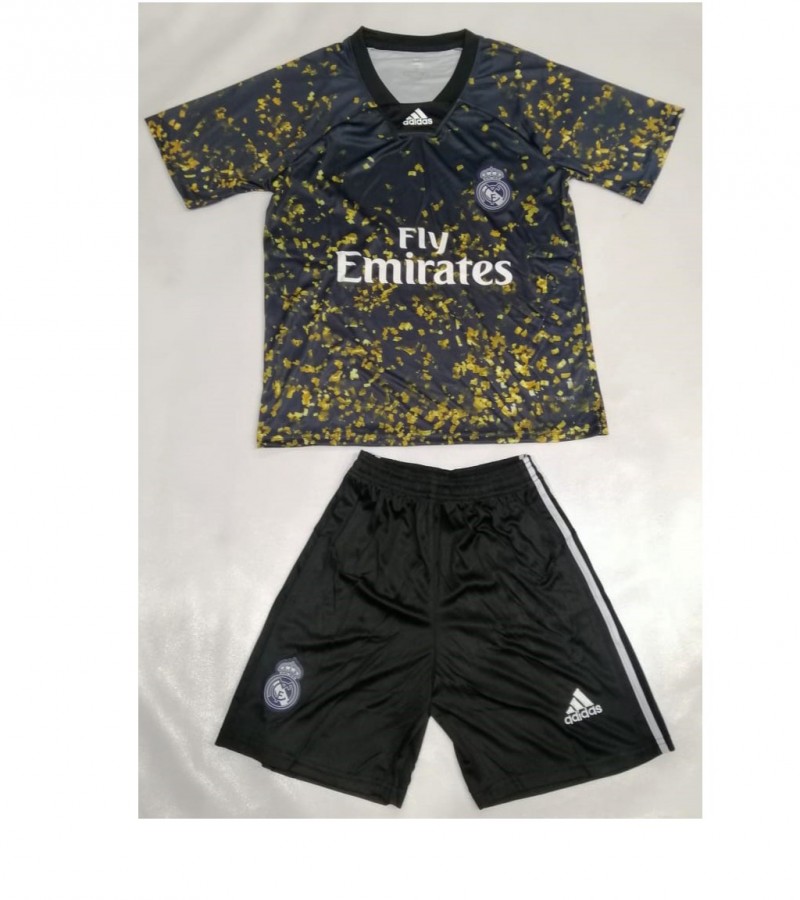 Real Madrid Black Thailand Football Kit