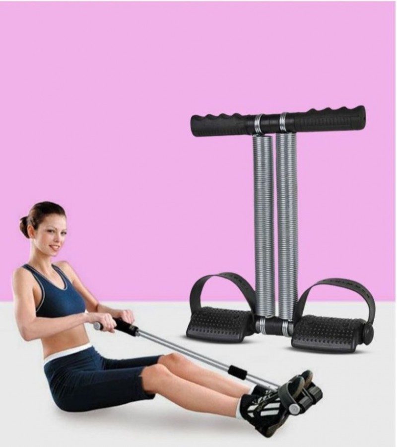 Tummy Trimmer Double Spring - Black