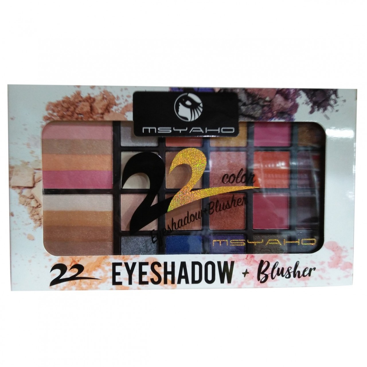 MSYAHO 22 Color Eyeshadow Palette & Blusher For Women