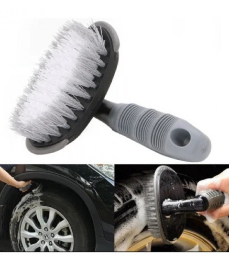 Multi-Functional Car Tyre Cleaning Brush Wheel Brush Car Washing Tool T-Type
