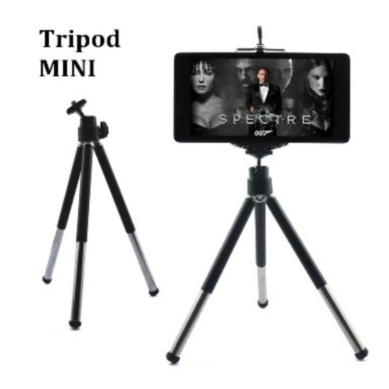 10 INCH METAL TRIPOD FOR MOBILES & POCKET DIGITAL CAMERA WITH EXTENDABLE LEGS & BALL TILT HEAD