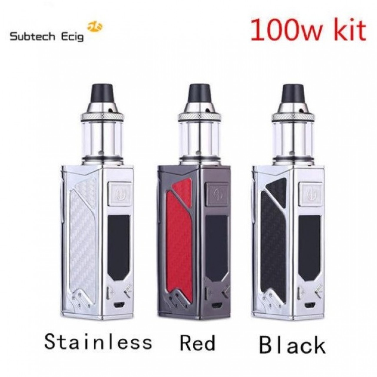 100W Box Mod Electronic Cigarette 2200mah Bulit-in Battery With LED Screen