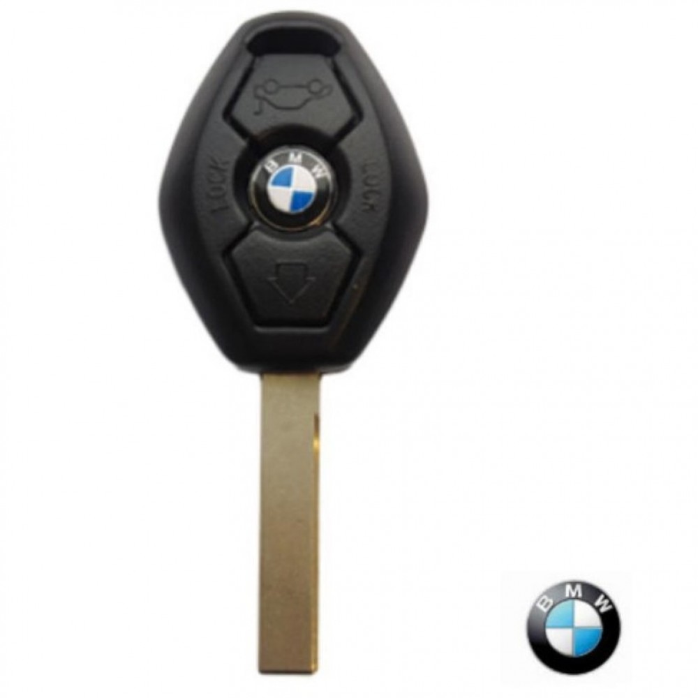 3 Button Key Shell Case Cover Fit for BMW 3 5 Series