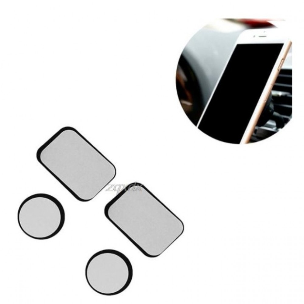 4pcs Replacement Metal Plate Kit For Magnetic Phone Holder