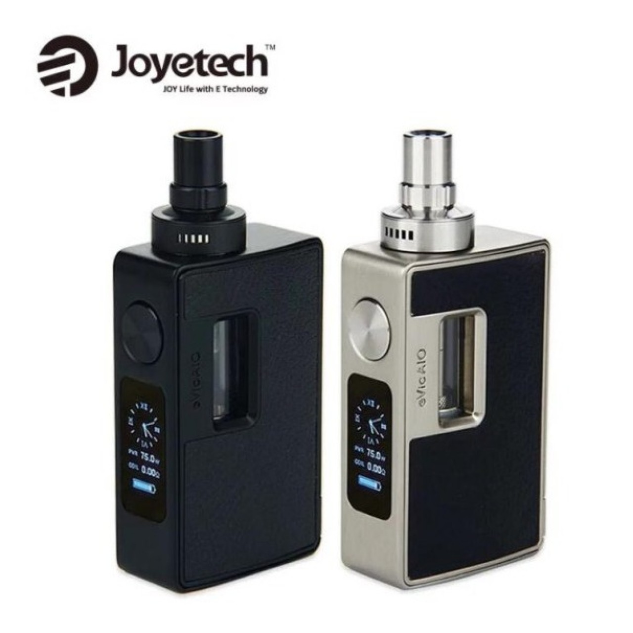 75W Joyetech Evic AIO Vt Kit 3.5ml Capacity with LVC Clapton 1.5ohm MTL Notch Coil E-Cigarettes
