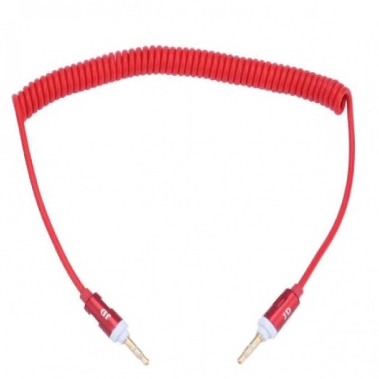 Aux Cables Spring Cable for Car for Samsung for iphone - Red