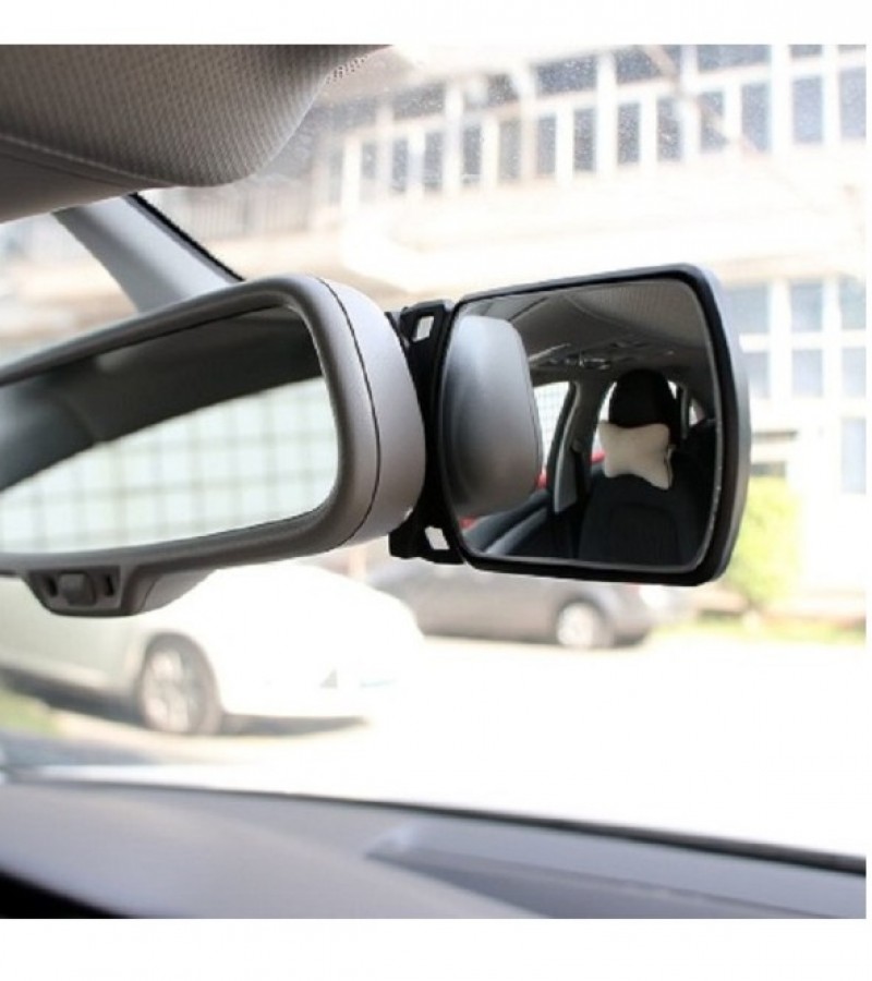 Baby Kids Children Car Back Seat Rearview Safety Mirror Portable Adhesive 360-Degreee Rotatable
