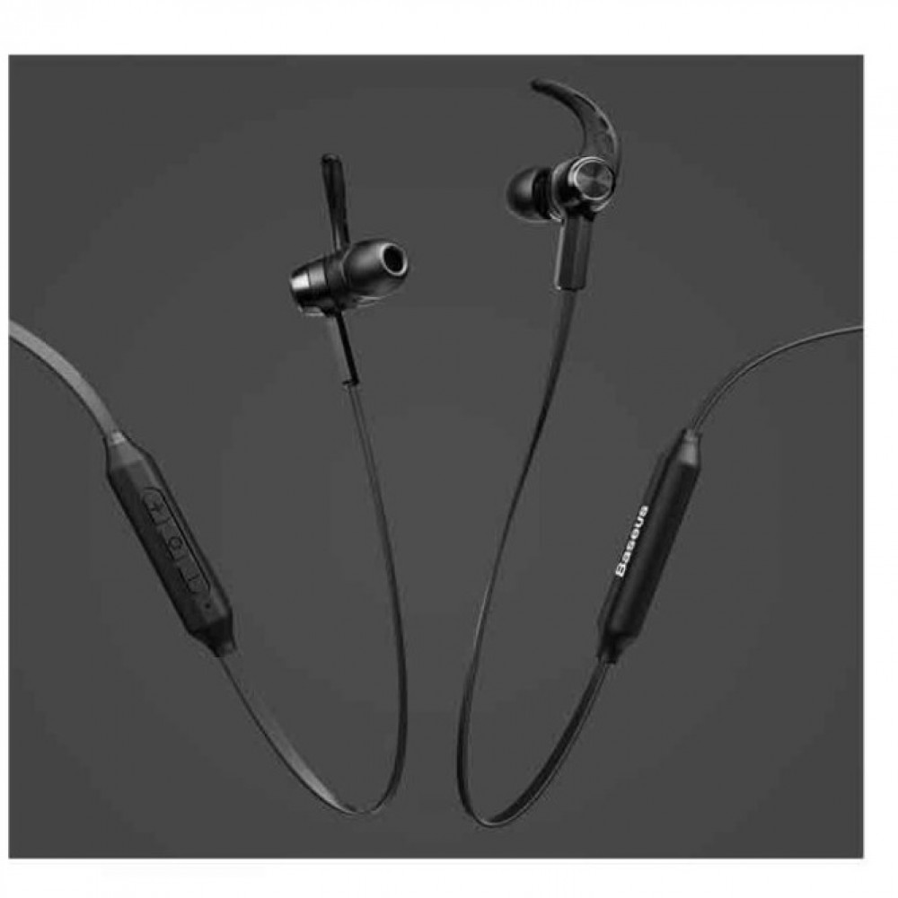Baseus Encok S06 Magnetic Bluetooth In-Ear Earphone - Black