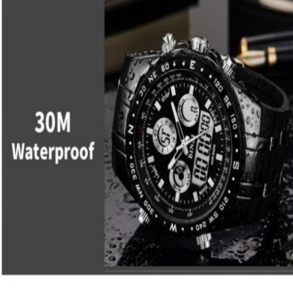 BINZI Men Watch Waterproof Sport Outdoor Wristwatch