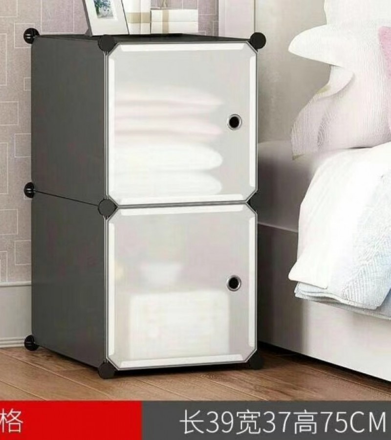 C2 Two Doors Magic Wardrobe Cabinet Cube Storage Bedroom Wardrobe Cabinet