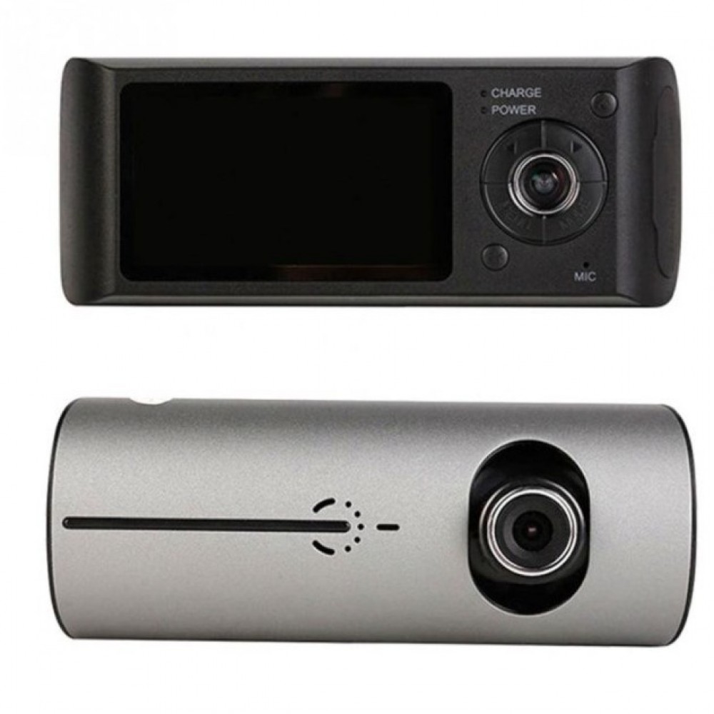 Car DVR Camera Video Recorder Dash Cam G-Sensor GPS Dual Lens