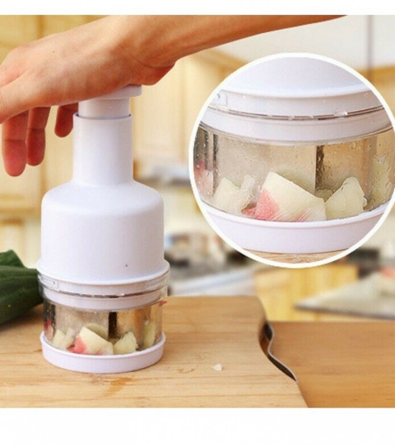 Chopper Pressing Cutter - Vegetable Food Onion Garlic Slicer Peeler Dicer Mincer