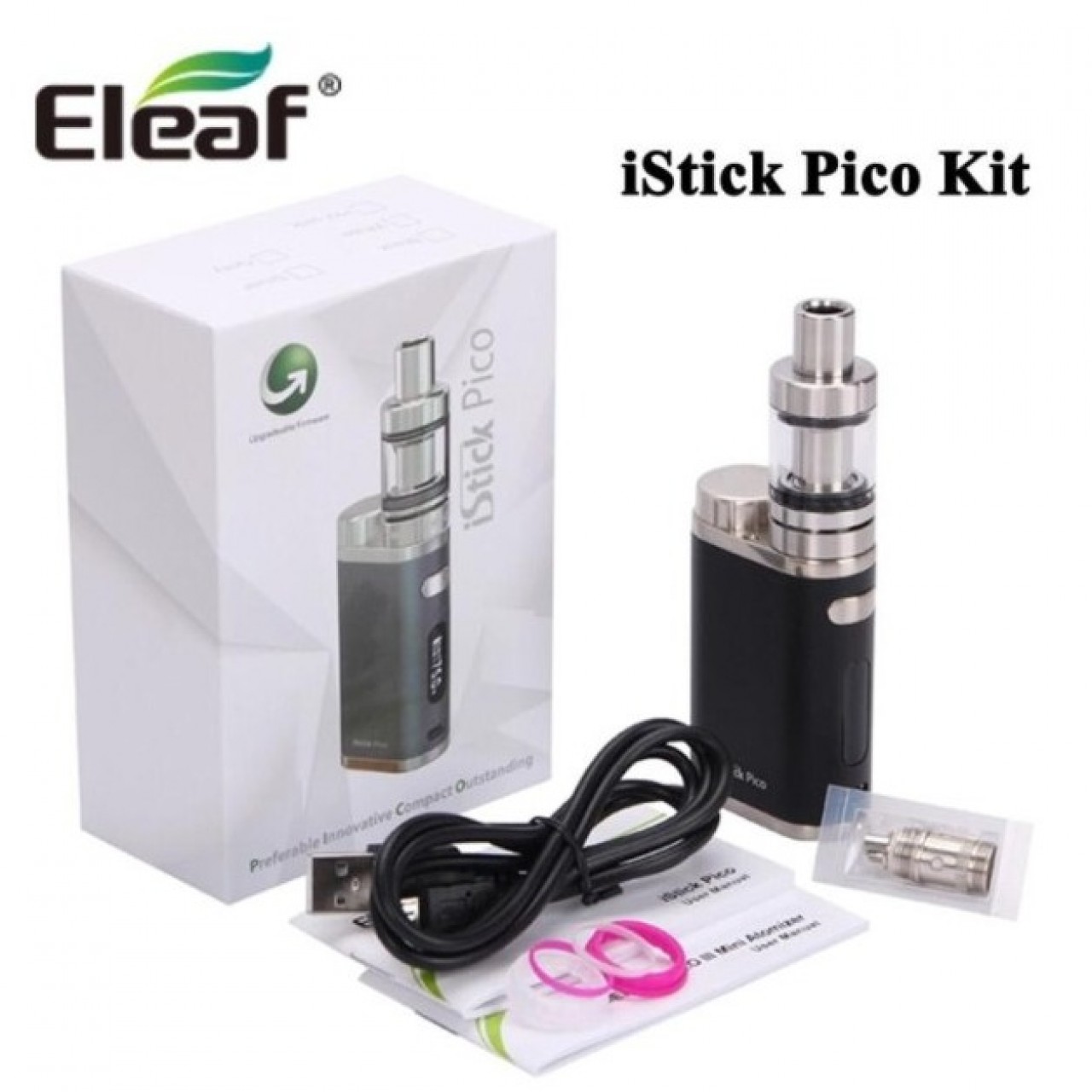 Eleaf iStick Pico Kit 75W Box Mod Vape Electronic Cigarette 2ml or 4ml Melo 3 Tank