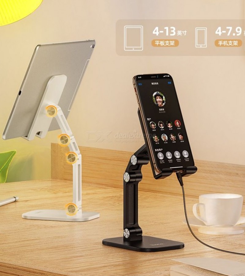 Folding Desktop Phone and Tablet Stand
