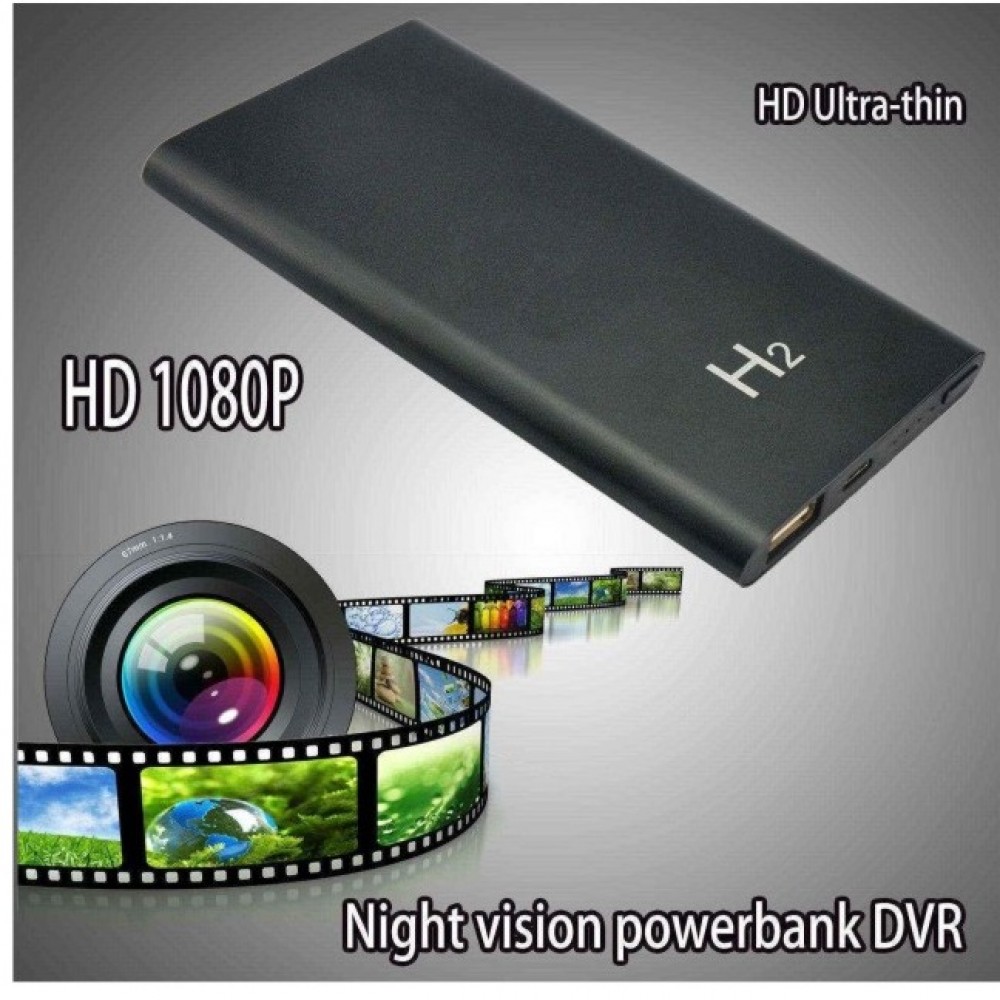 H2 1080P Hidden Mobile Power Bank Night Vision IP Camera Video Recorder DV
