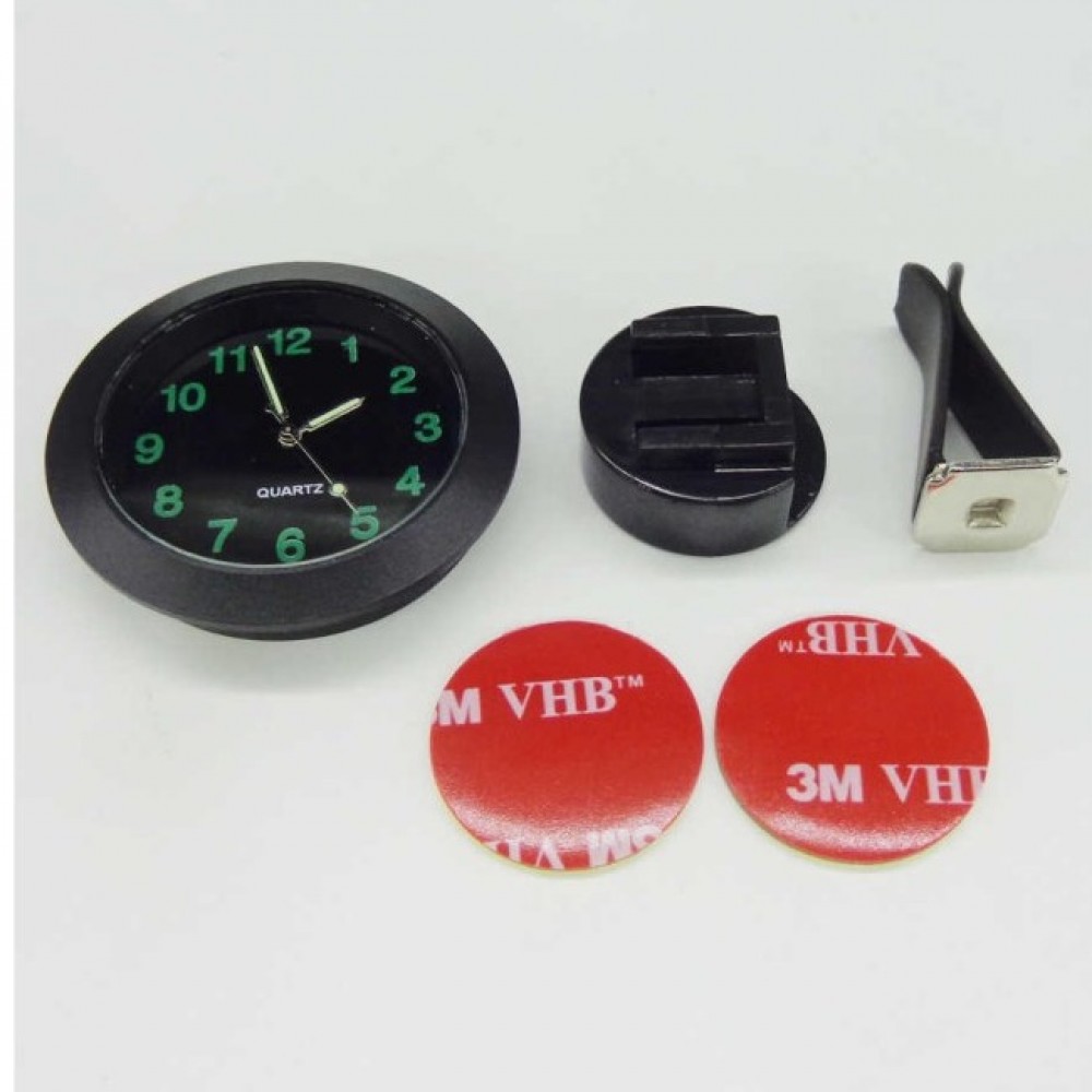 Luminous Auto Gauge Clock with clip Auto air outlet Watch Car Styling