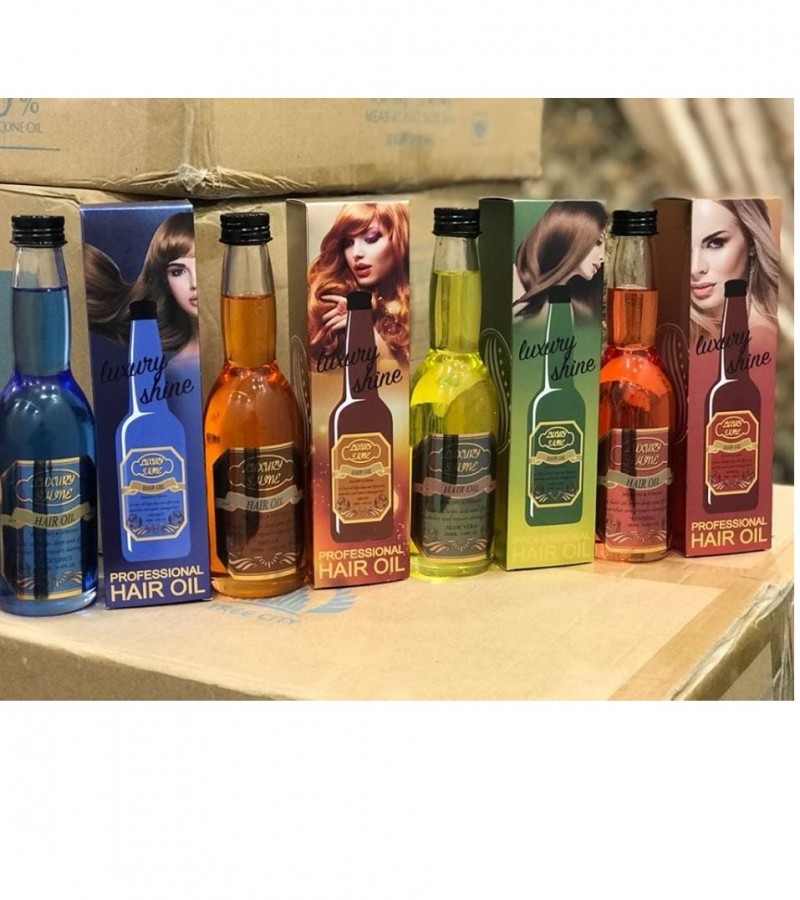 Luxury Shine Coconut / Argan / Ginsengg / Aloevera Professional Salon Hair Oil