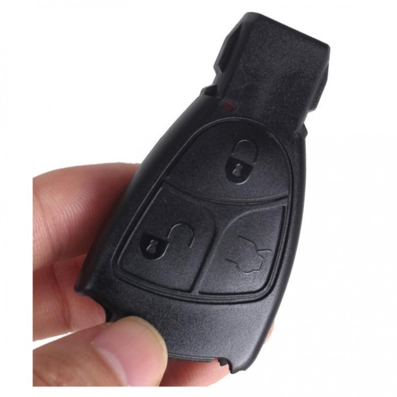Mercedes Replacements 3 Buttons Remote With Logo Shell Only