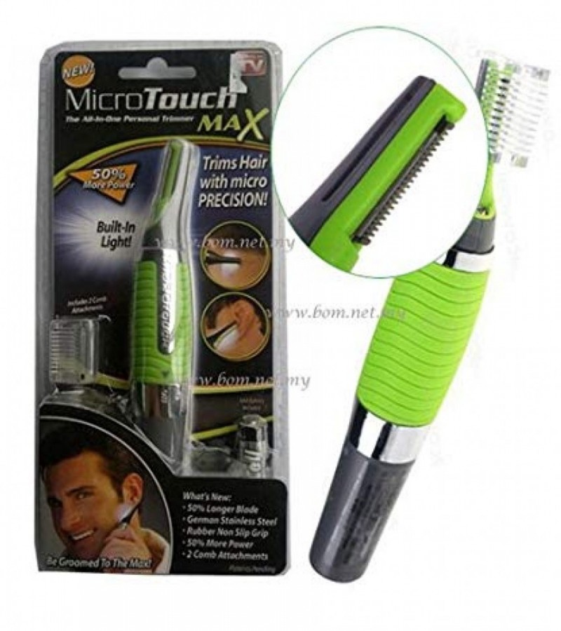 Micro Touch Max Hair Remover For Men - Green
