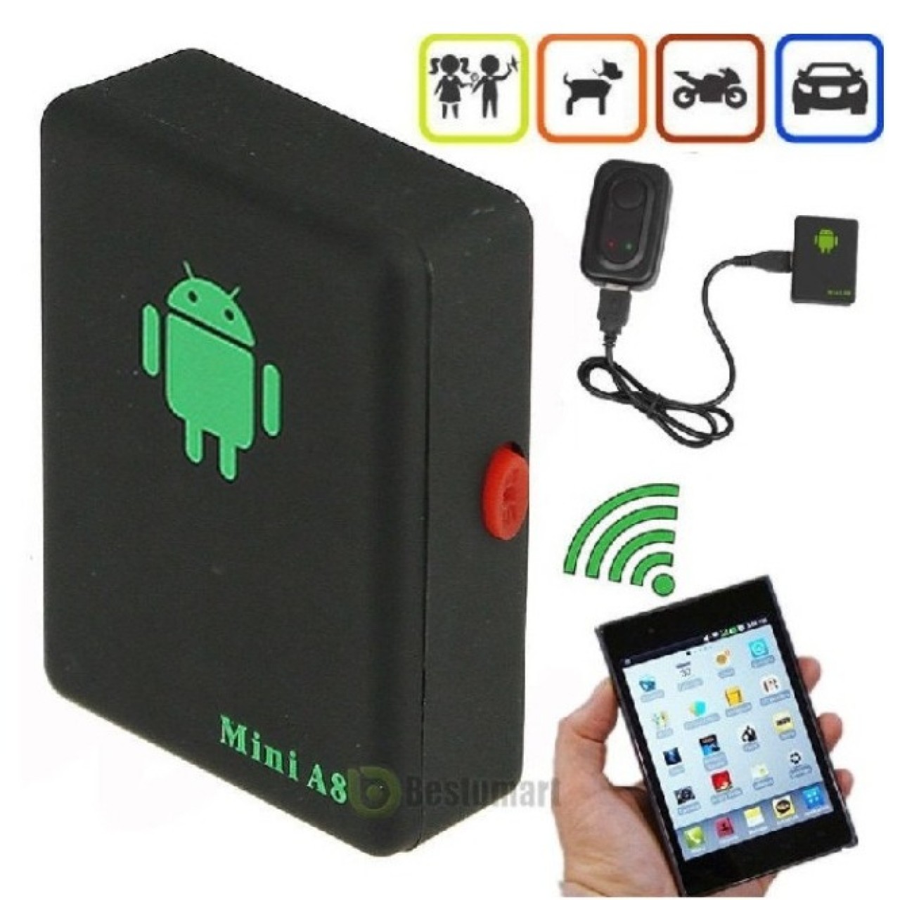 Mini A8 Wireless SPY Room Bug Surveillance Device Audio Tracker