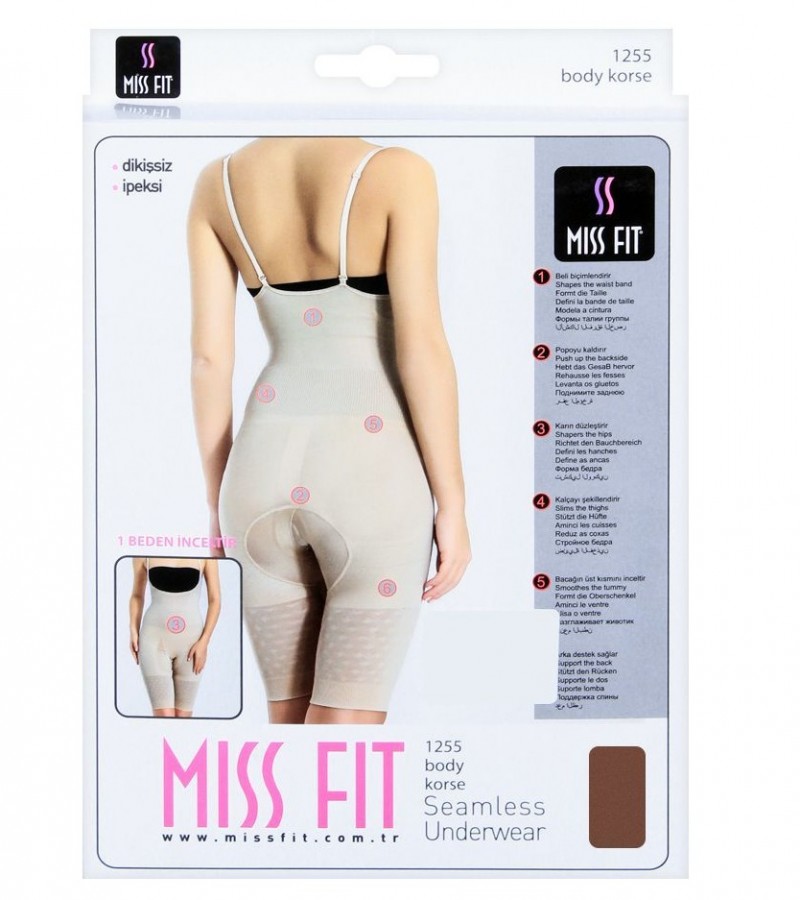 Miss Fit Body Korse Seamless Body Shaper, Underwear